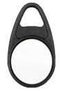 Porte-clés NFC noir.